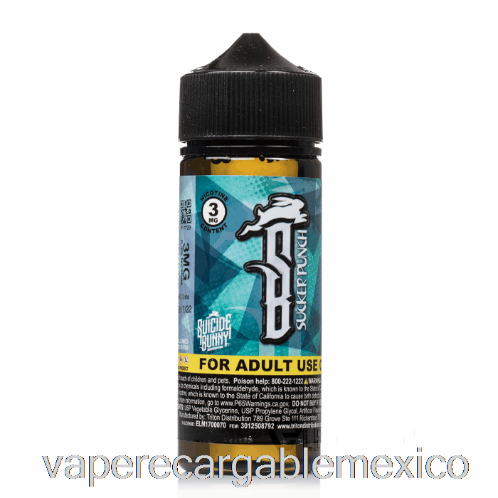 Vape Recargable Sucker Punch - Suicide Bunny - 120ml 3mg